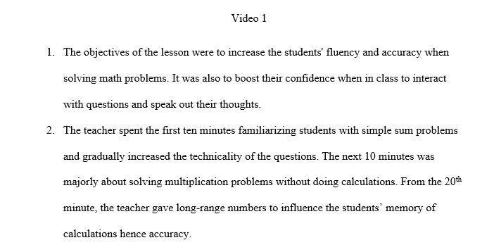 What were the objectives of the lesson?