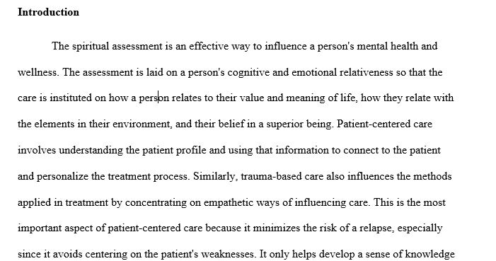 Following the spiritual assessment, conduct a REALM health literacy assessment