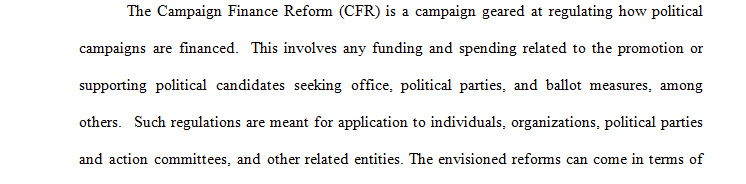 California’s Campaign Finance Reforms