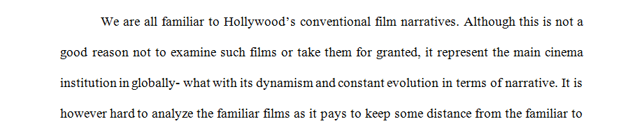 Comparing Two Non-US Film Research Paper