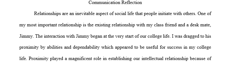 Concepts of interpersonal communication.