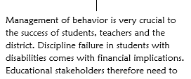 Discipline issues that often arise with special needs students