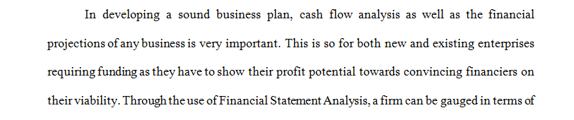 analysis of the financial 