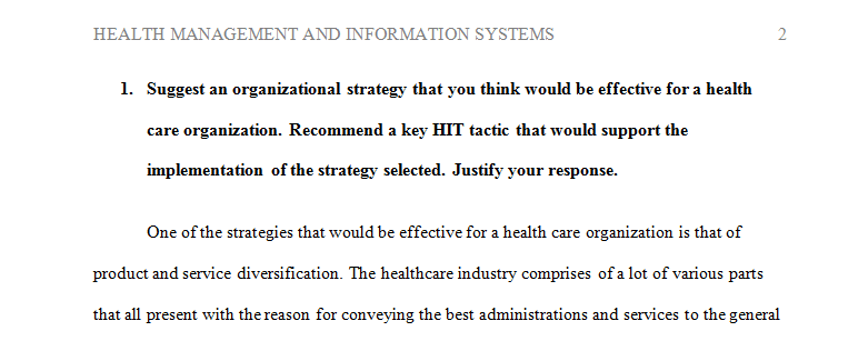 Health Management and Information