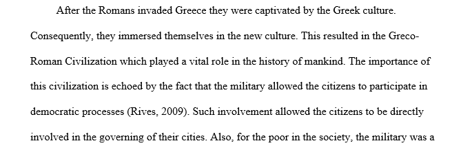 Importance of Greco-Roman Civilization