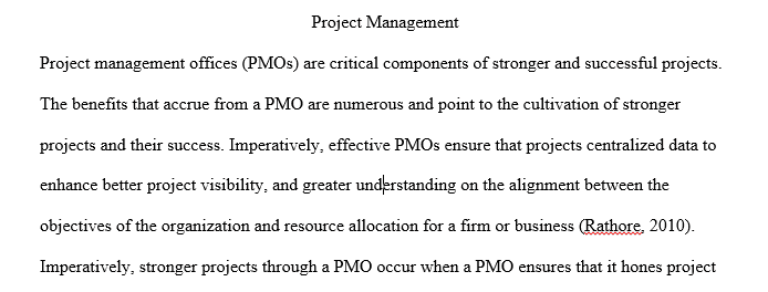 Promulgate good project management practices