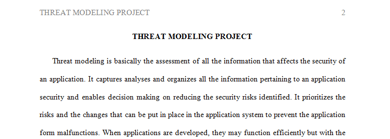 STRIDE is a model-based threat modeling technique developed by Microsoft