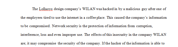  security issues with their WLAN