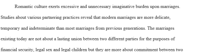 3 pages love and marriage discussion paper 