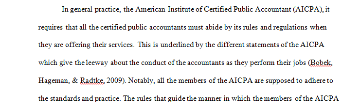 American Institute of Certified Public Accountant 