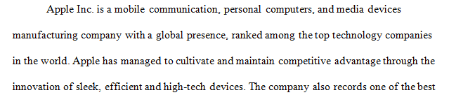 The four building blocks of the competitive advantage