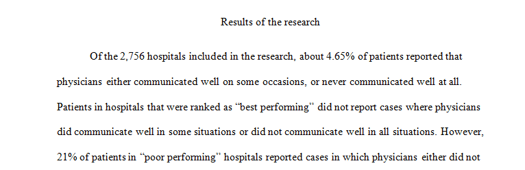 Article review and summary