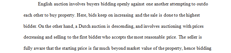 describes auctions as price discovery mechanisms
