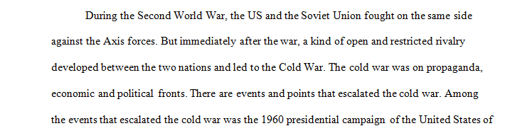 Cold War escalation