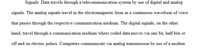 Components of a Telecommunications