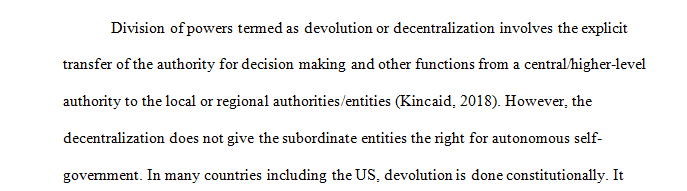 division of powers