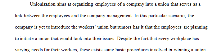 Employee Unions Process