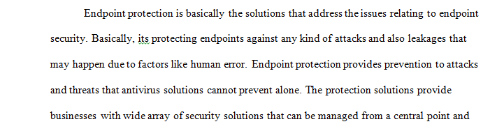 ENDPOINT PROTECTION SOLUTION