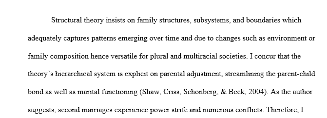 Family structural theory