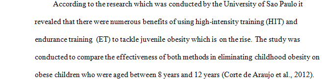 Similar Health Benefits of Endurance and High-Intensity Interval Training in Obese Children