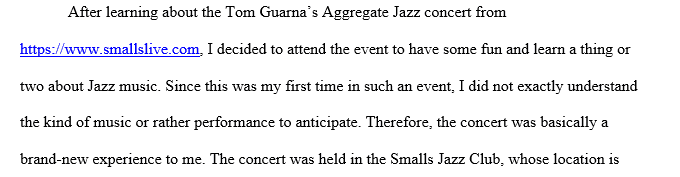  History of Jazz Concert review