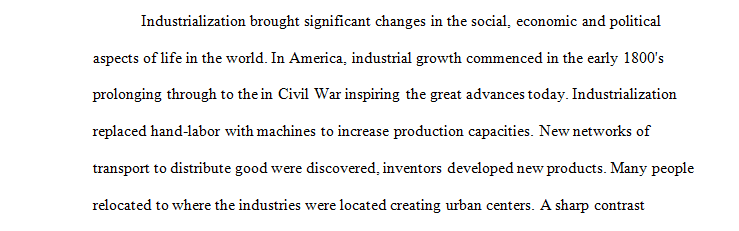 Industrialization in America