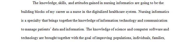 Informatics Nursing 