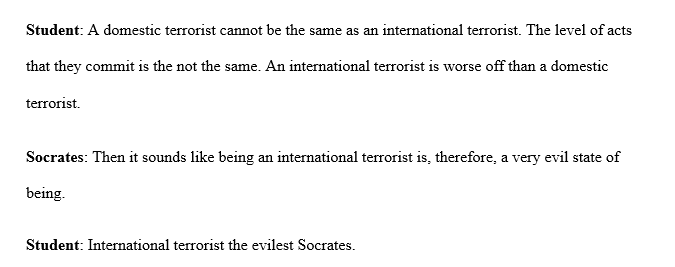 International terrorism vs domestic terrorism