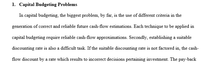 Making Capital Investment Decisions