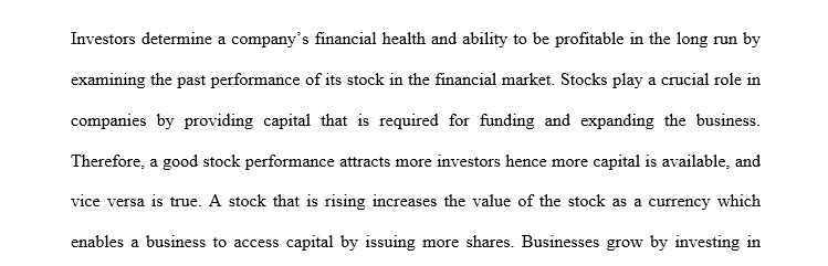 Making stock investment decisions