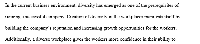 Managing a Diverse Workforce