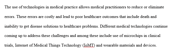 Medical Innovative Technologies