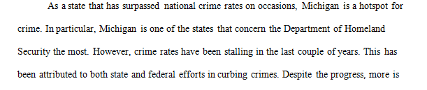 MICHIGAN CRIME RATES