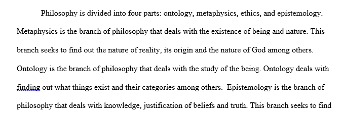 Plato’s system of philosophy