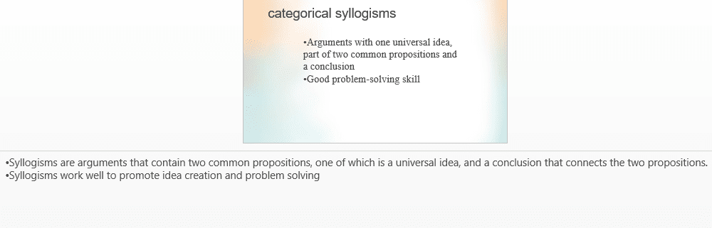  Problem-solving skills 