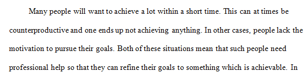 refine goals