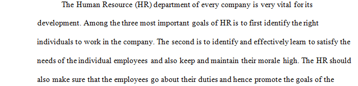 Strategies for HR
