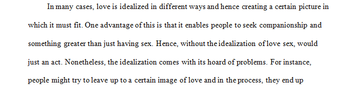 The Idealization of Love