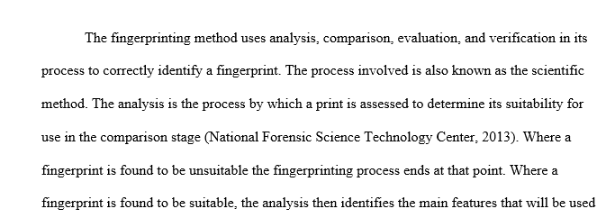 The permanence of fingerprints