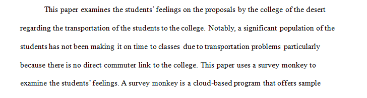 How do current students feel about the transportation proposals at College of the Desert?