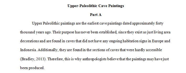 Upper-Paleolithic Cave Paintings 