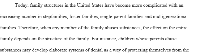  family roles and dynamics interact with addiction