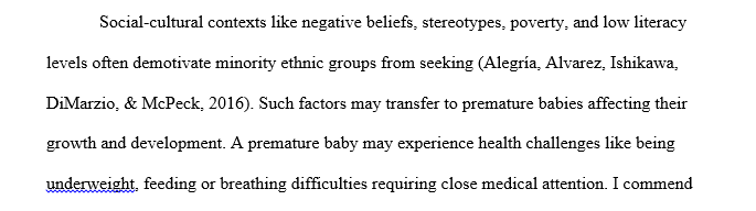 premature births based on race and ethnicity