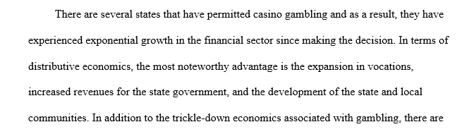 Bill to allow casino gambling 