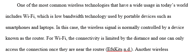 Common wireless technologies