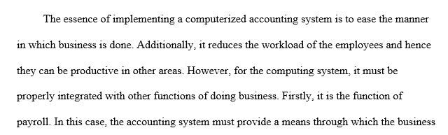 Computerized accounting system