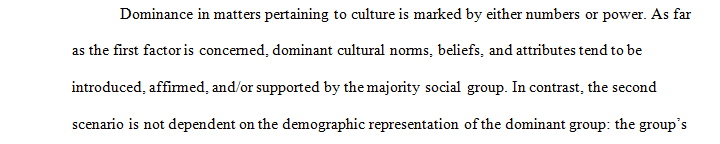 Dominant Culture