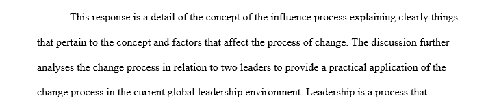 Influence Process