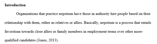 What are agency's policies about hiring friends and family members
