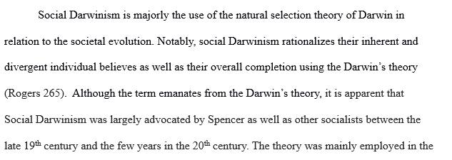 What were the social ramification of social-Darwinism in English society